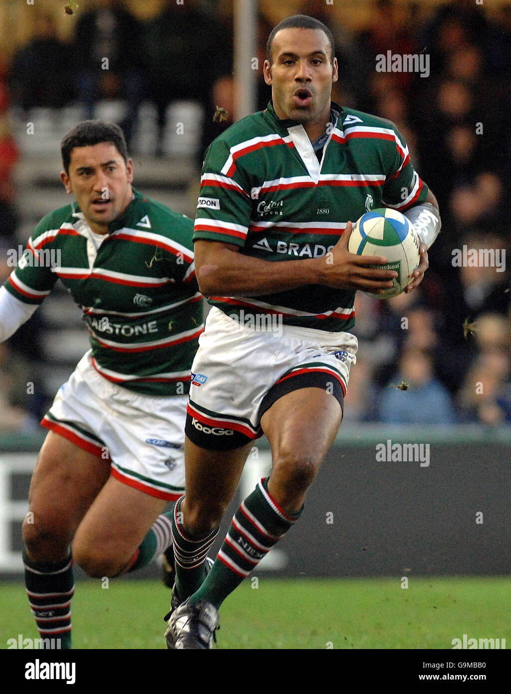 Rugby Union - Heineken Cup - Leicester Tigers v Bourgoin - Welford Road Stock Photo