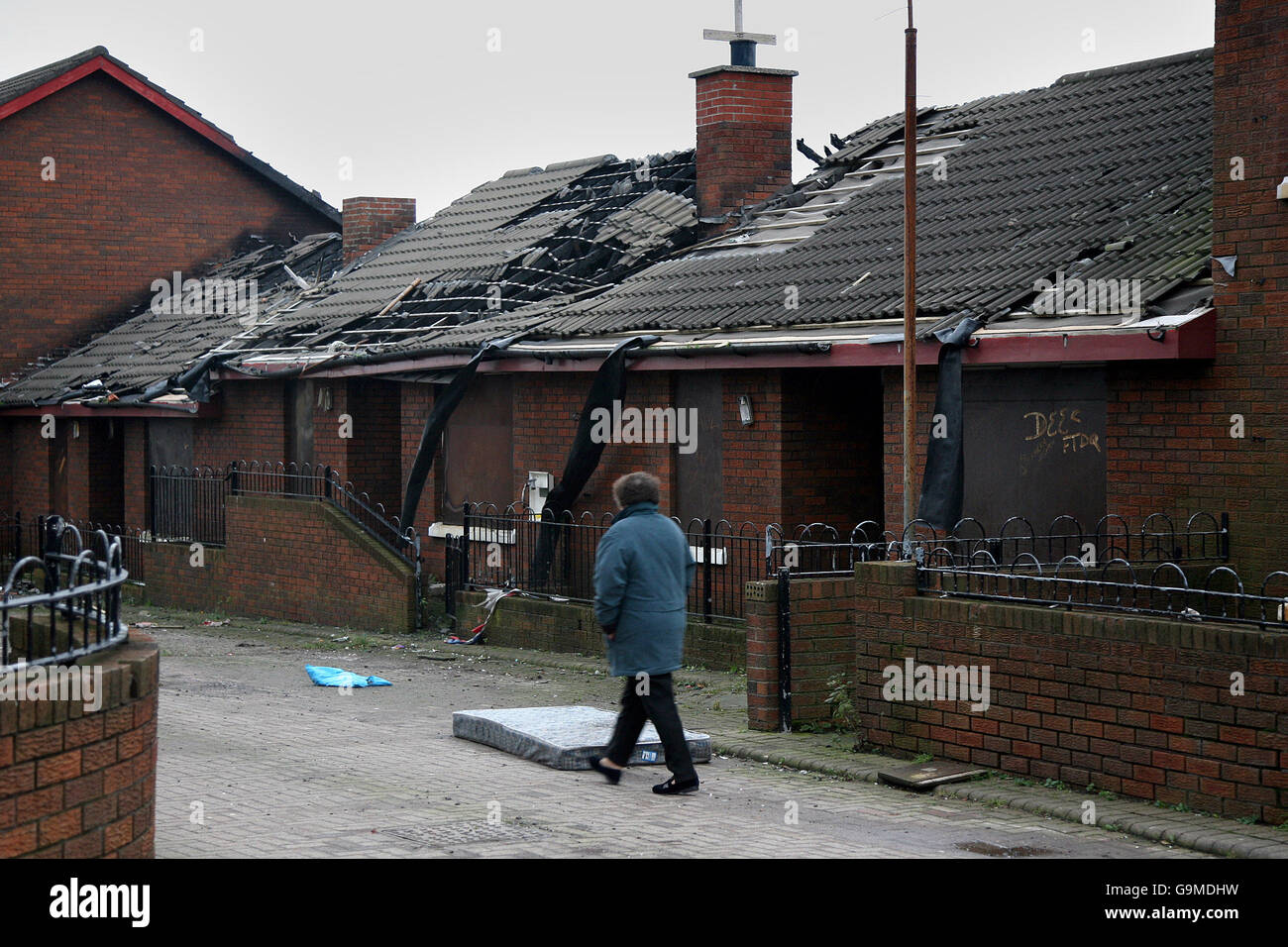 Urban decay pics Belfast. Derelict Northern Ireland Housing Executive