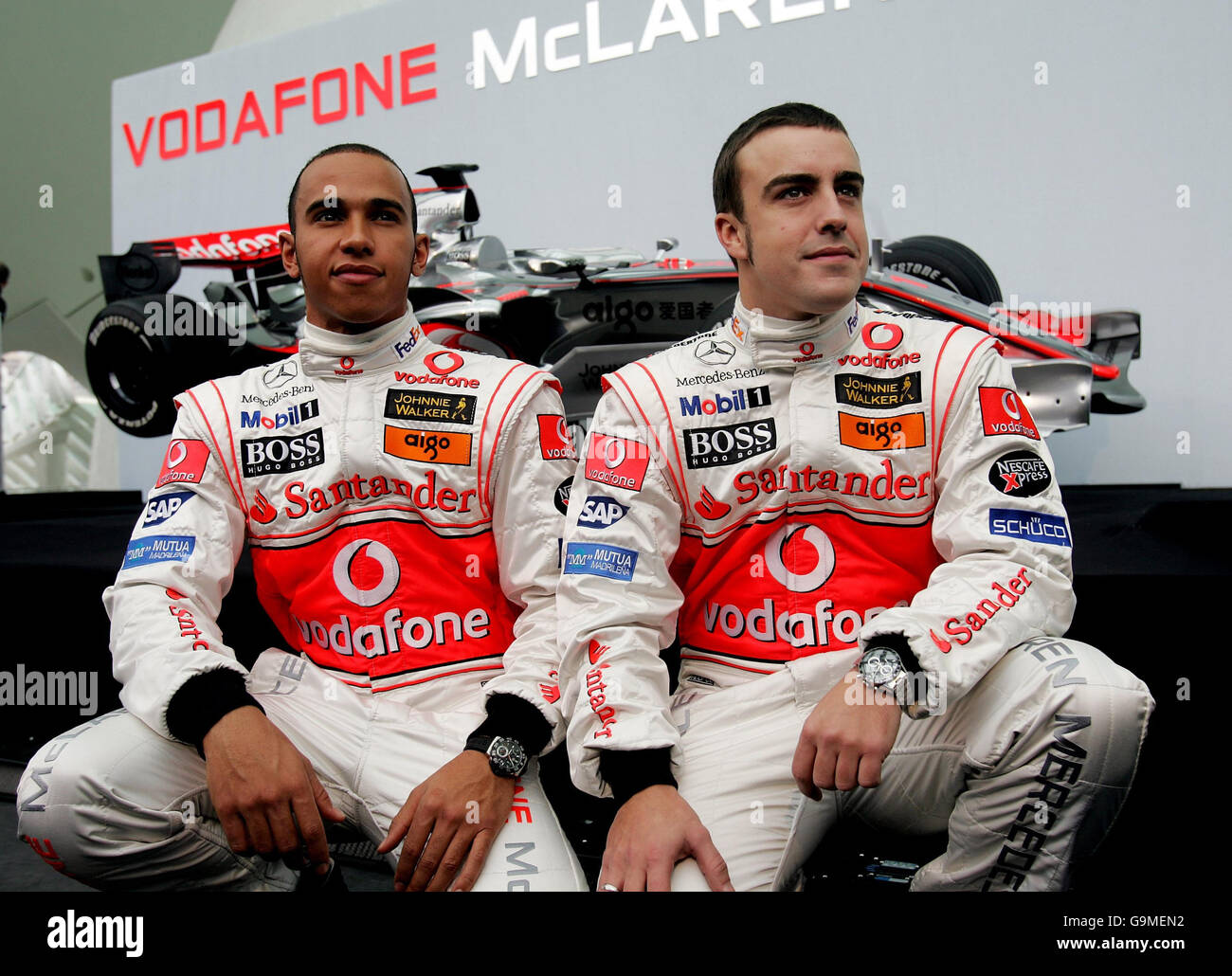 2007 vodafone mclaren mercedes hi-res stock photography and images - Alamy