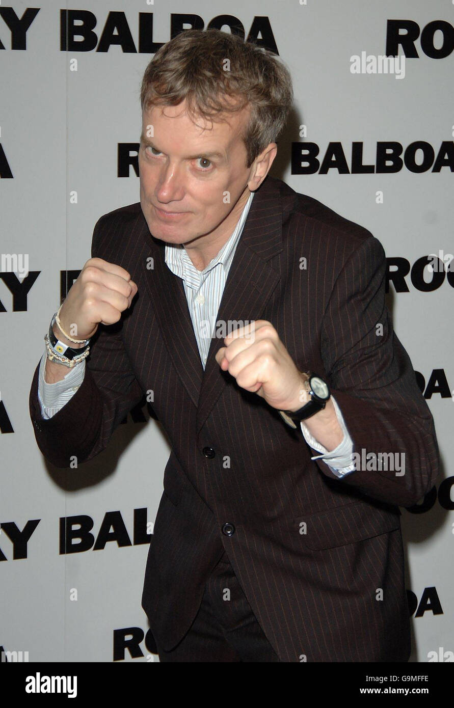 Frank Skinner arrives for the UK Premiere of Rocky Balboa at the Vue