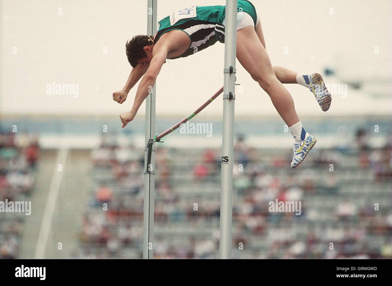 Athletics - Barcelona Olympic Games 1992 - Men's Pole Vault Stock Photo ...