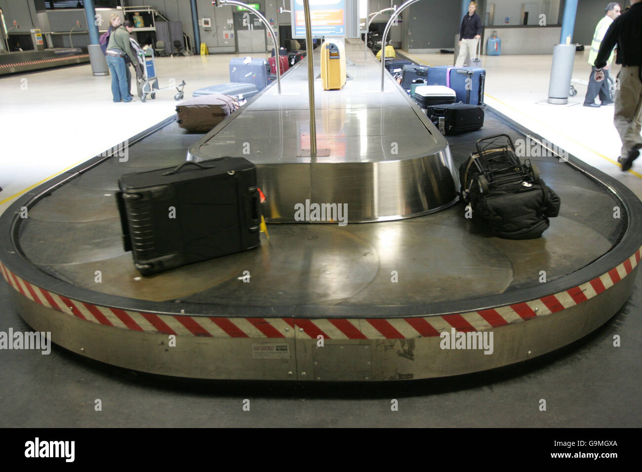 Generic stock Heathrow. The baggage reclaim area at Heathrow's Terminal 3. Stock Photo