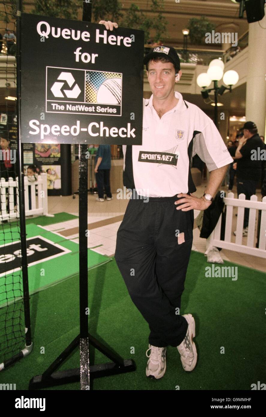 Cricket Shopping Centre Cricket Newcastle Metrocentre Stock Photo