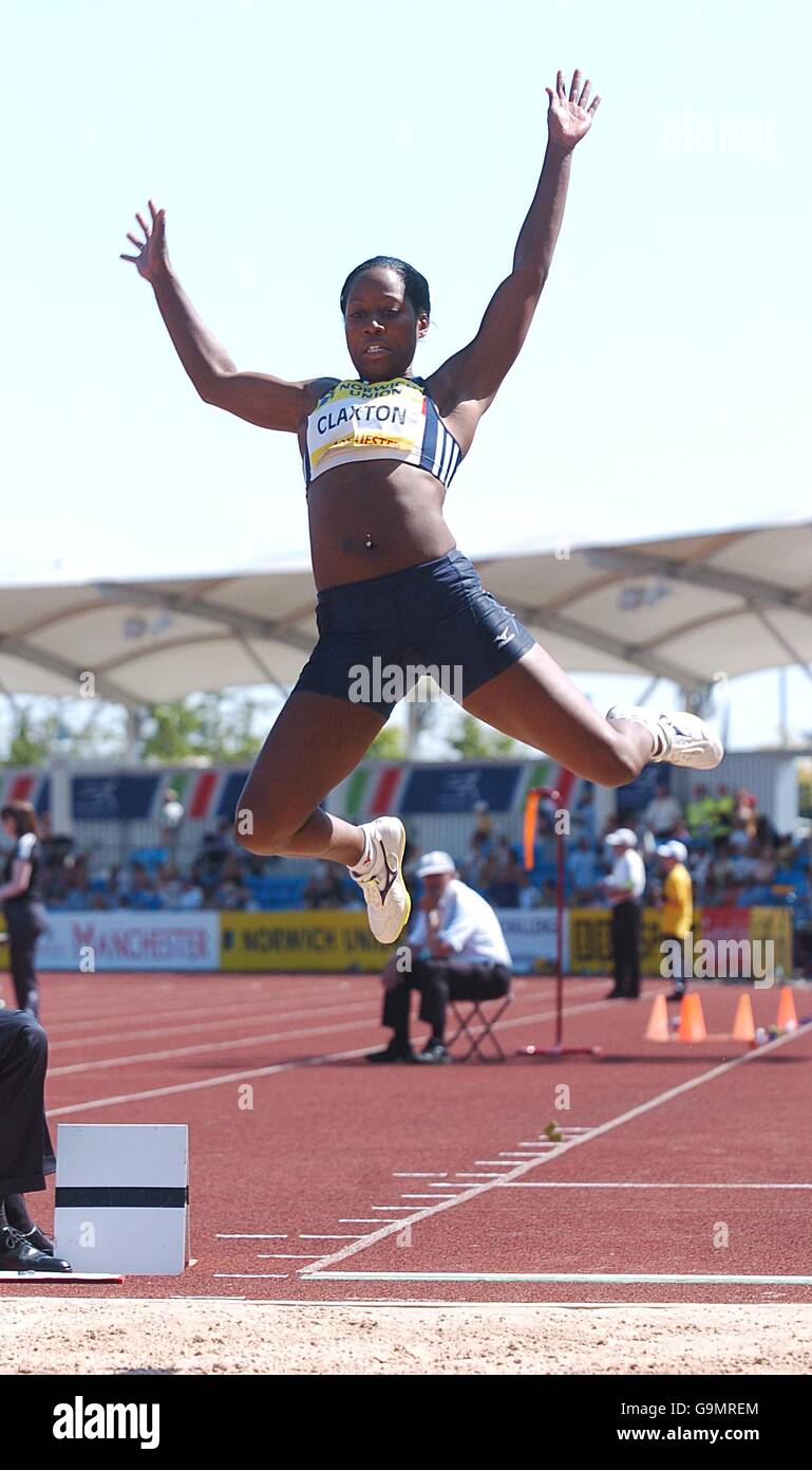 Sarah claxton during the womens long jump hi res stock photography and images Alamy