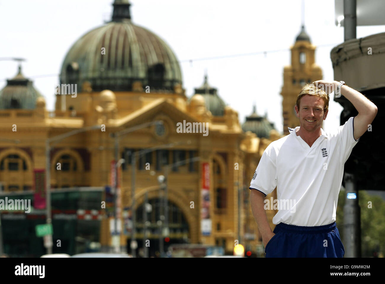 Cricket Ashes Tour Melbourne Stock Photo Alamy
