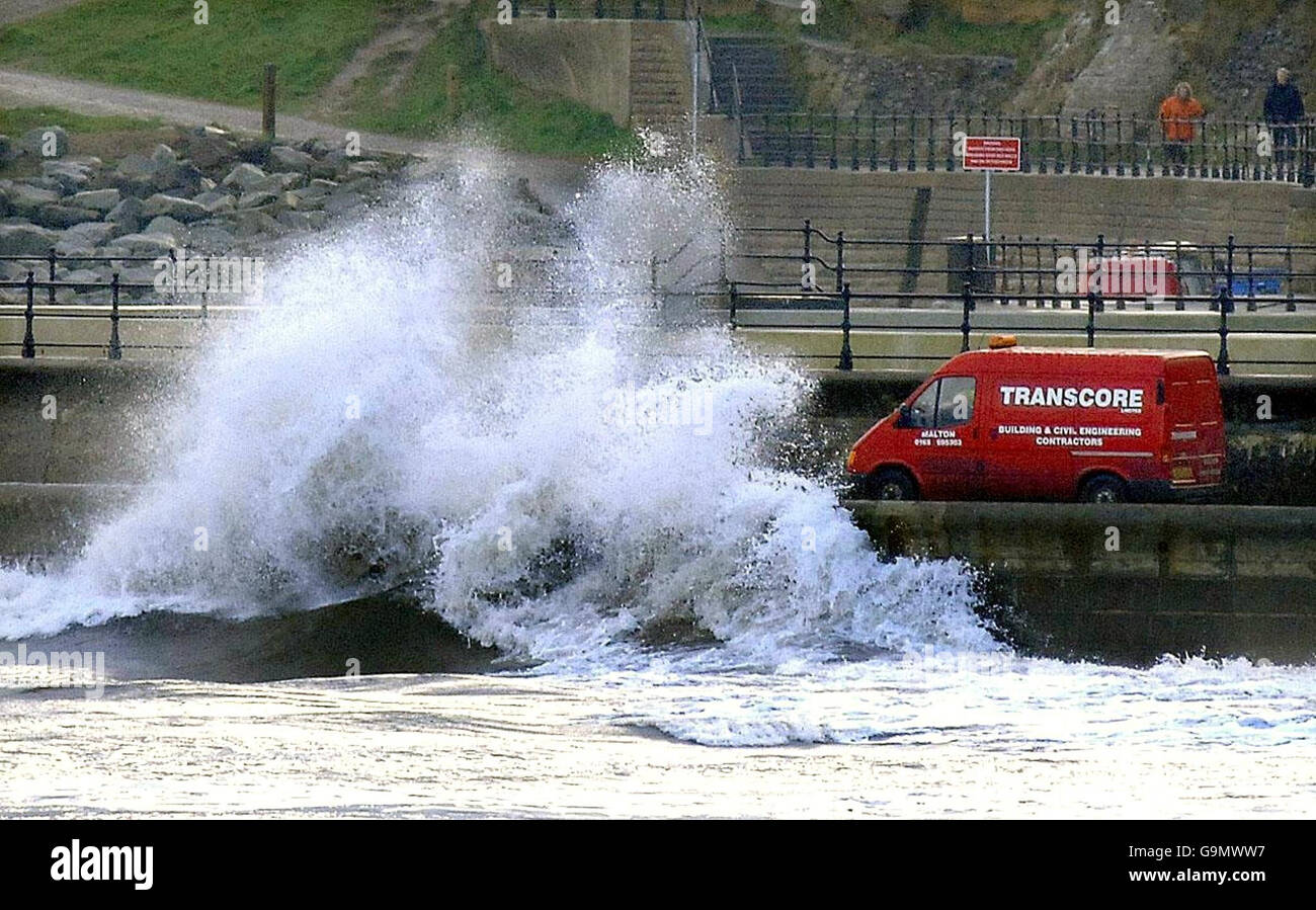 Gale Force Winds Make Driving Hazardous On Promenade Roads In gale-force-winds-make-driving-hazardous-on-promenade-roads-in