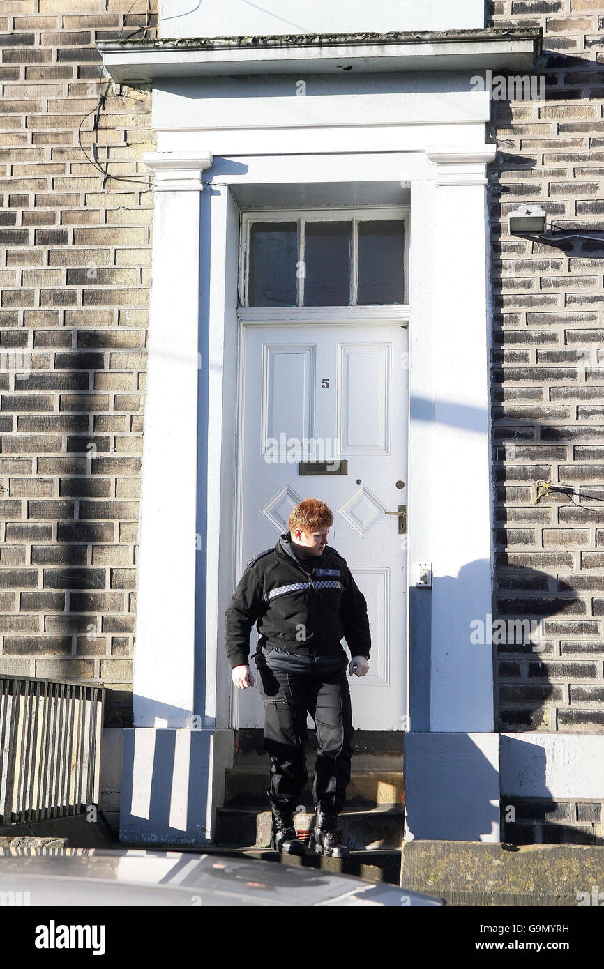 Anti-terror raids Stock Photo