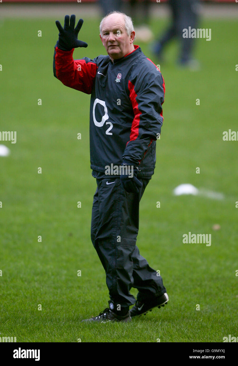 Rugby union england open training twickenham stadium hi-res stock ...