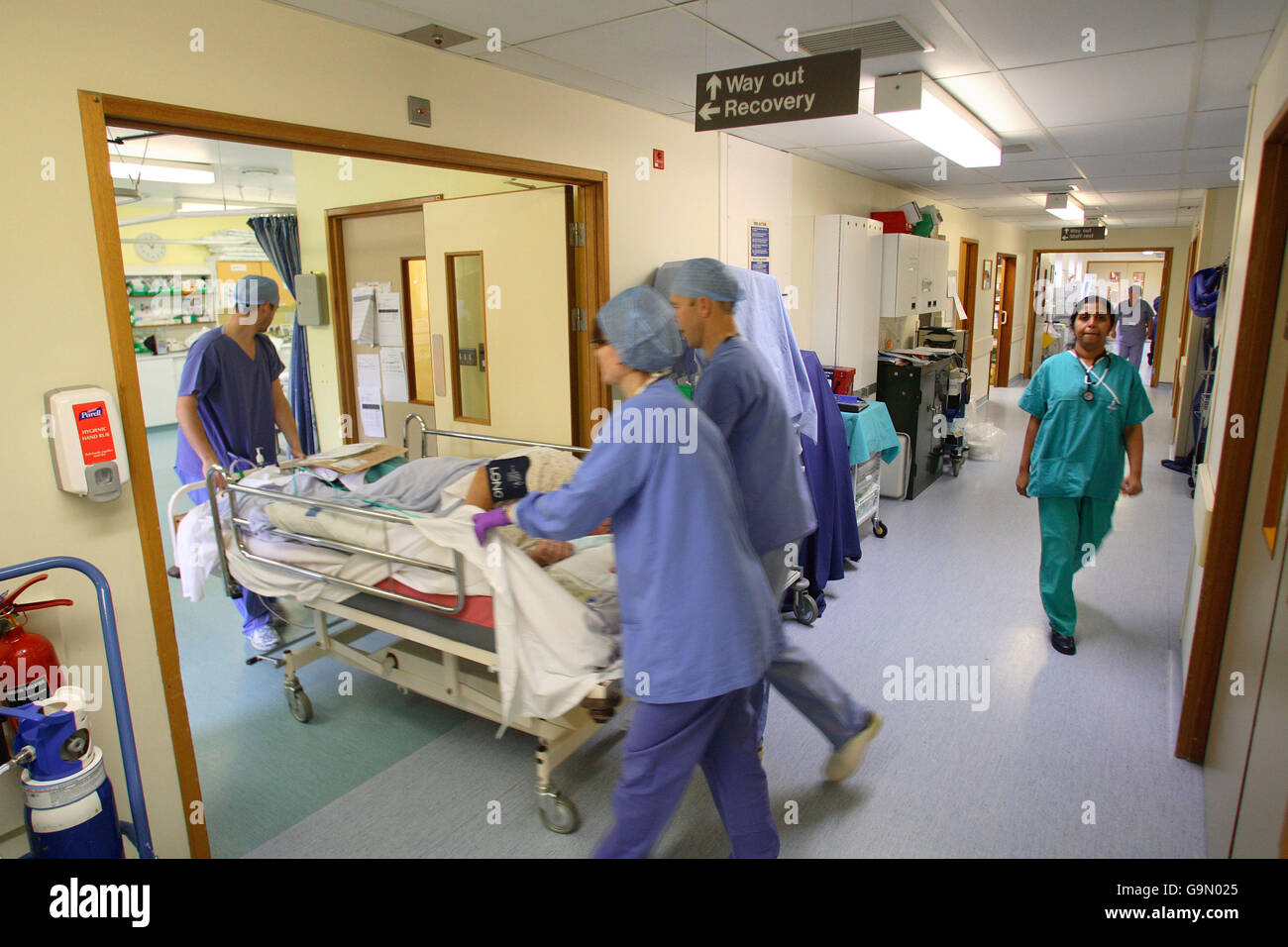 The entrance operating theatres royal hampshire county hospital in