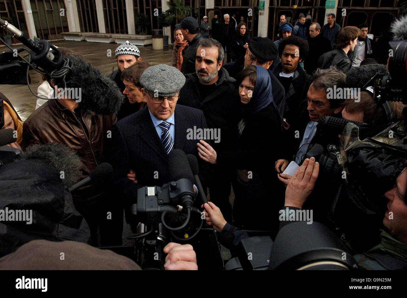 Alexander Litvinenko funeral Stock Photo