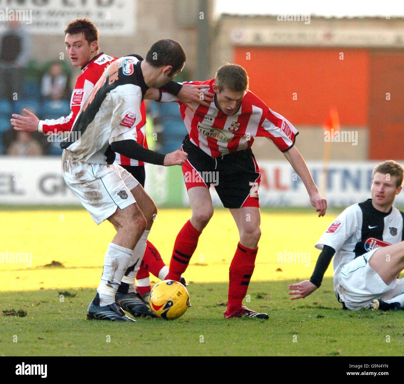 Soccer - Coca-Cola League Two - Lincoln City v Grimsby Town - Sincil Bank Stock Photo