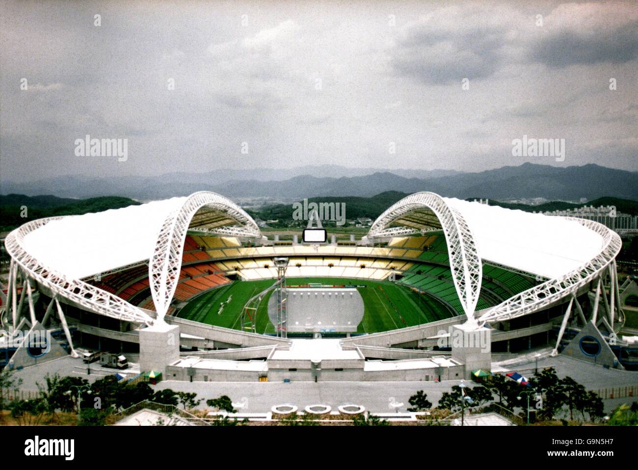 The Daegu Sports Complex Stadium Korea One Of Ten Stadiums Being Built For The Korea Japan Fifa World Cup 02 Stock Photo Alamy