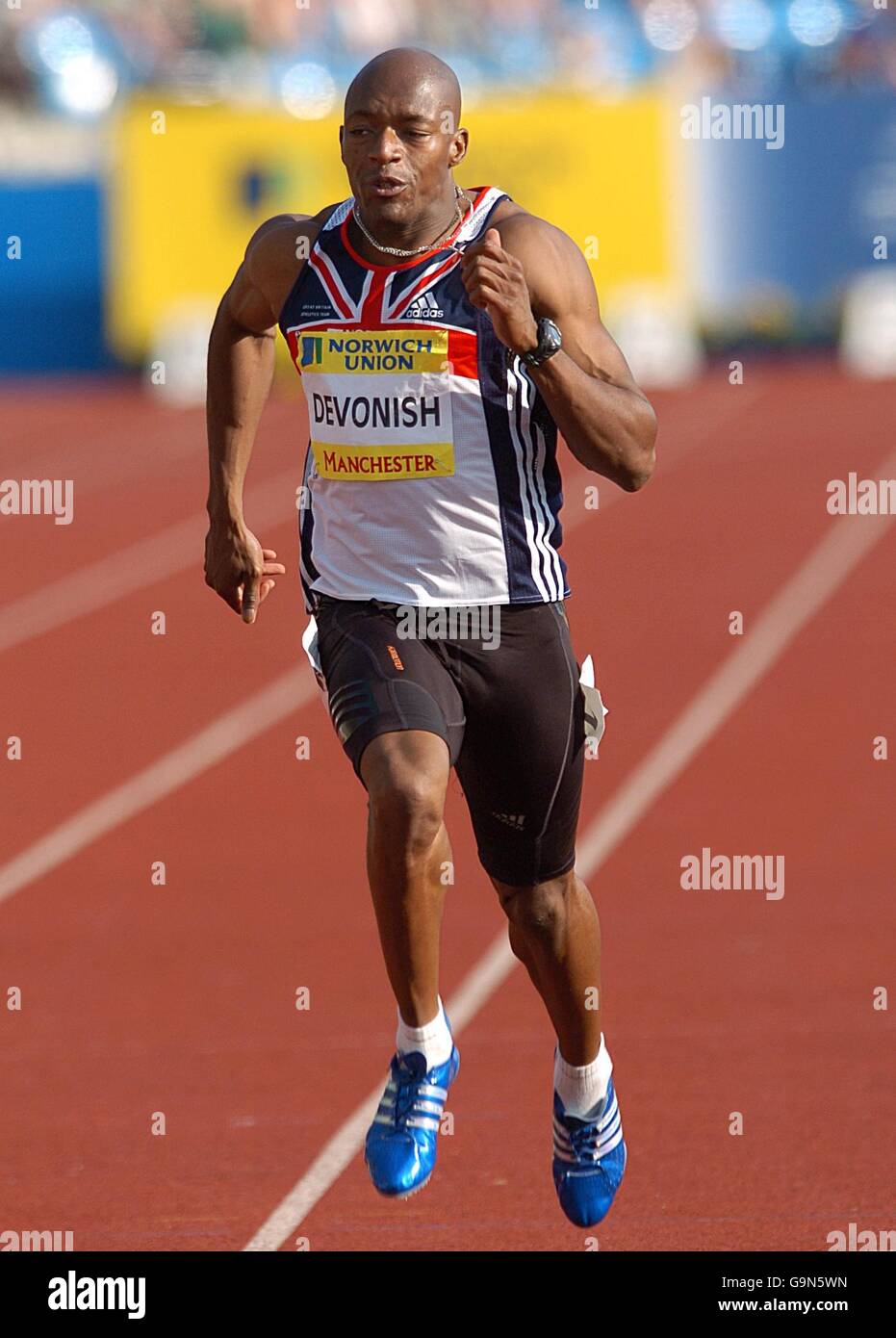 Athletics marlon devonish hi-res stock photography and images - Alamy