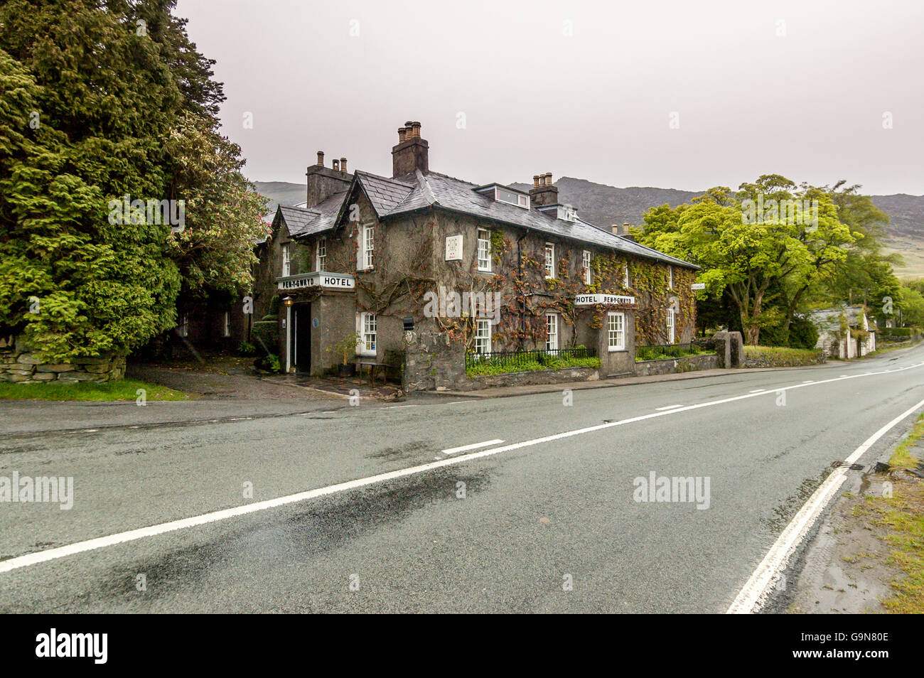 The PenYGwryd Hotel at Capel Curig, Gwynnedd, used as a base for