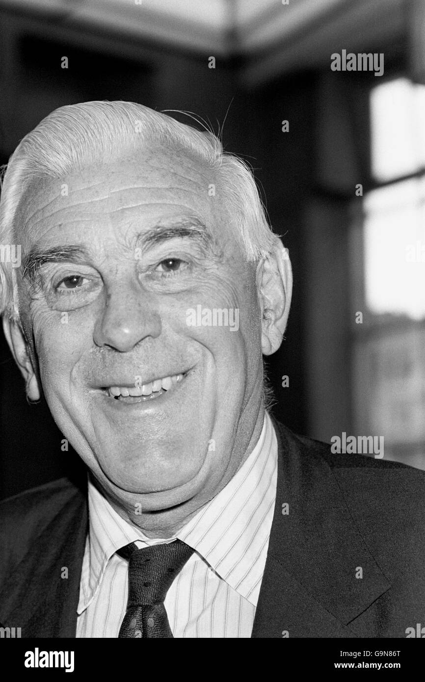 Marmaduke Hussey, chairman of the Board of Governors of the BBC since 1986. Stock Photo