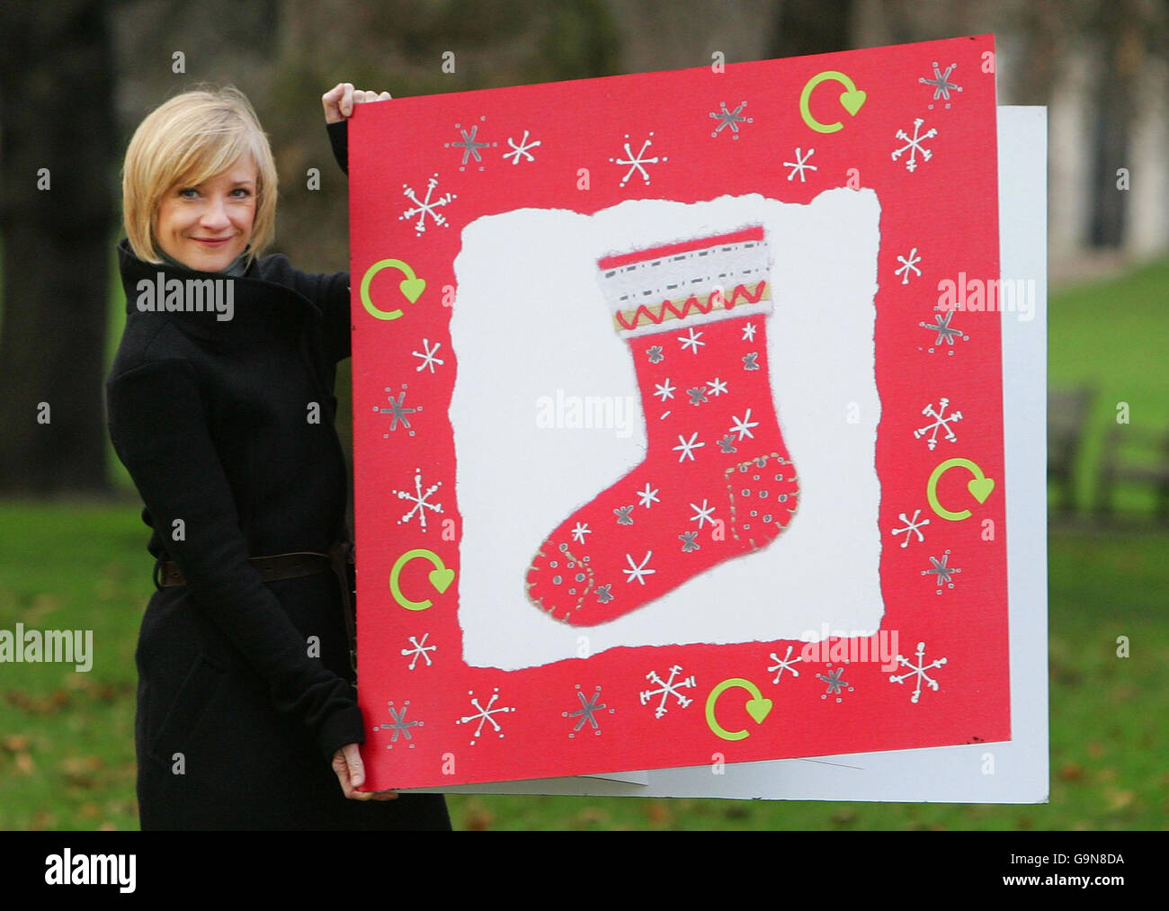 Woodland Trust Christmas Card Recycling Scheme Stock Photo Alamy