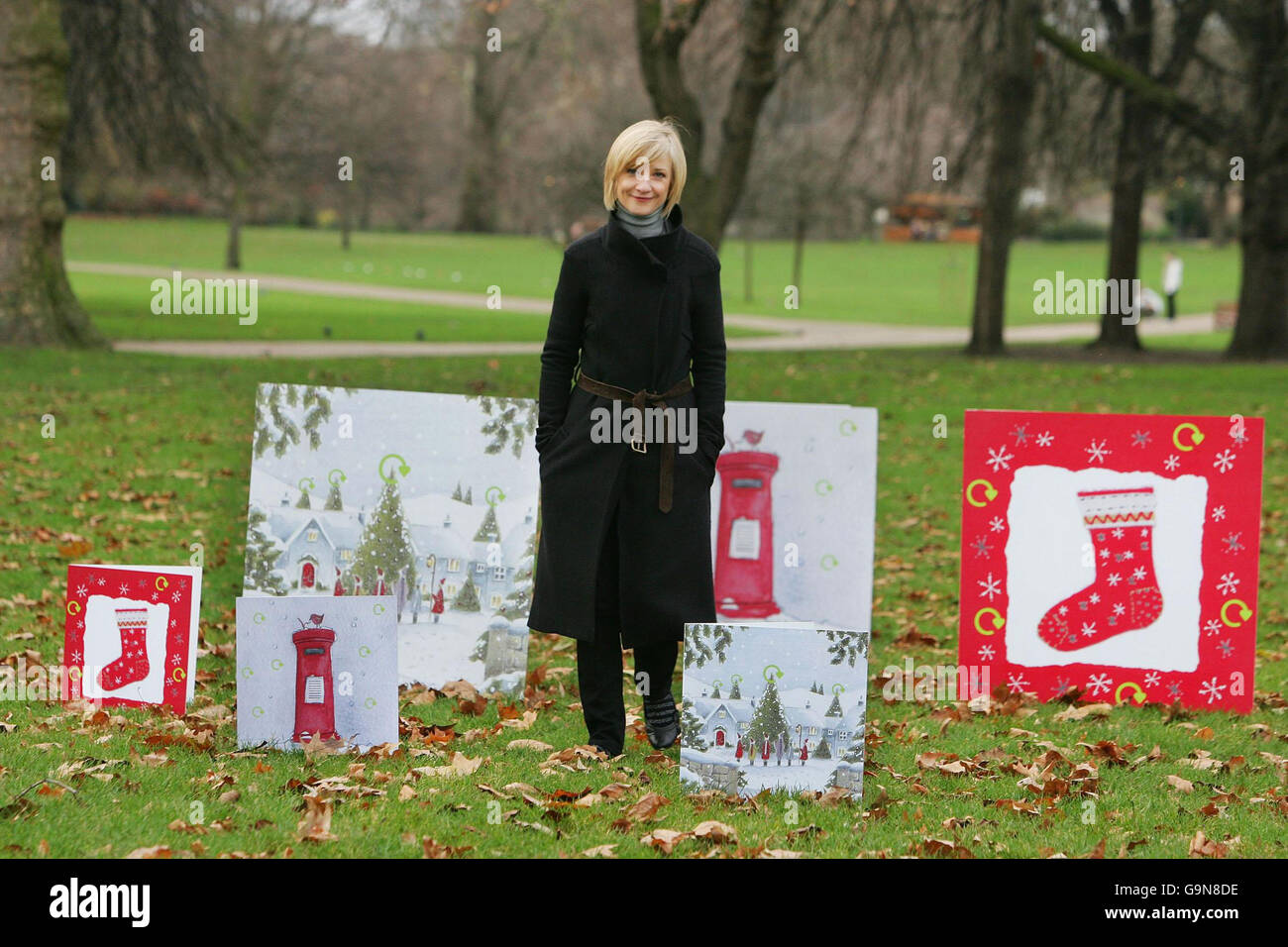 Woodland Trust Christmas Card Recycling Scheme Stock Photo Alamy
