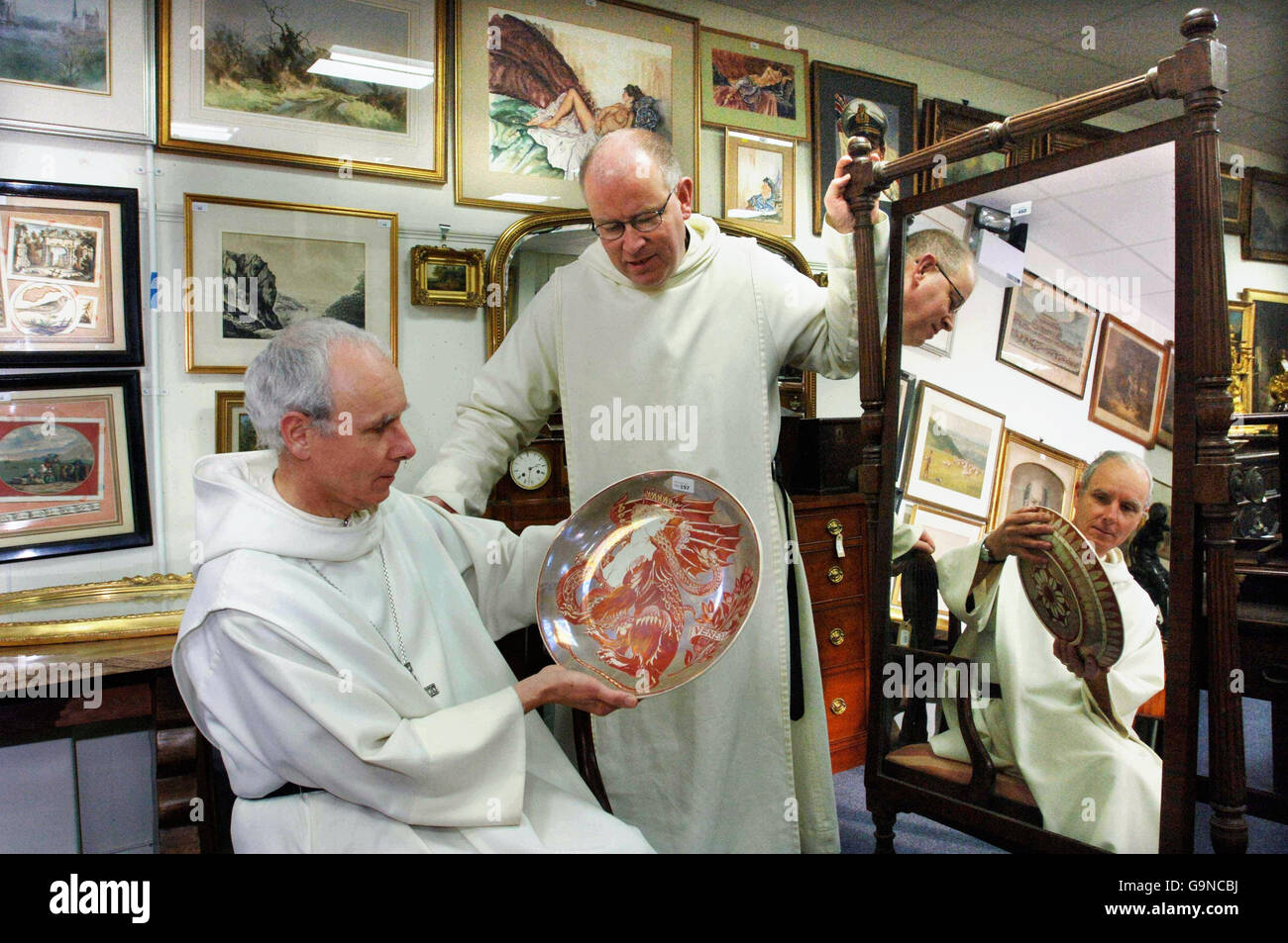 Prinknash Abbey auction house Stock Photo Alamy