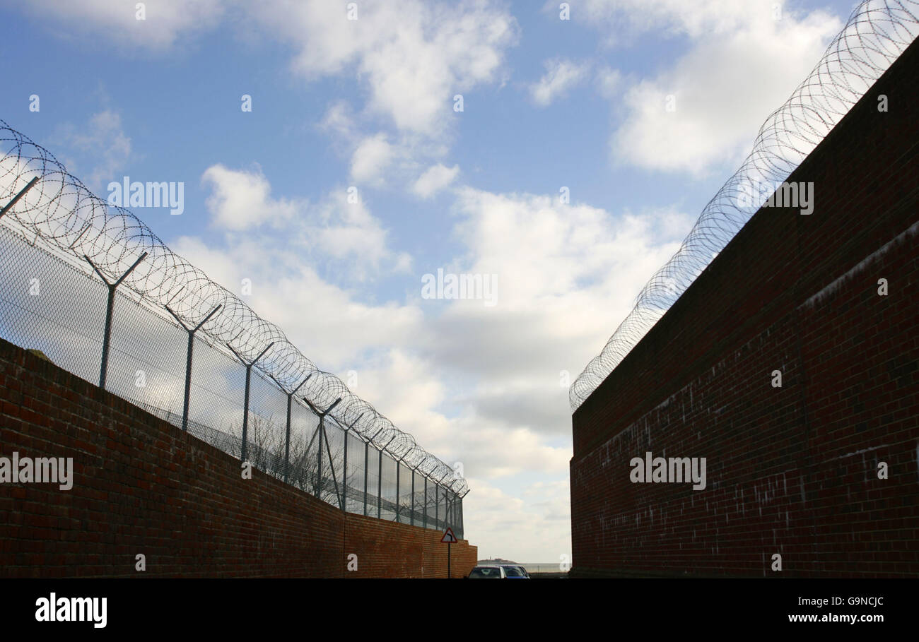 The Haslar Immigration Removal Centre Stock Photo Alamy