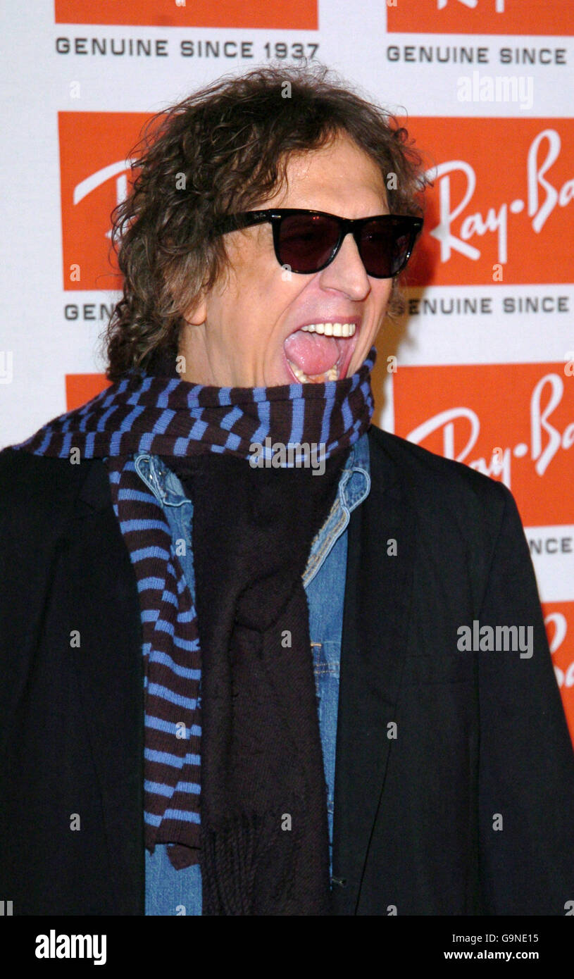 Photographer mick rock arrives at the ray ban wayfarer uncut sessions  hi-res stock photography and images - Alamy