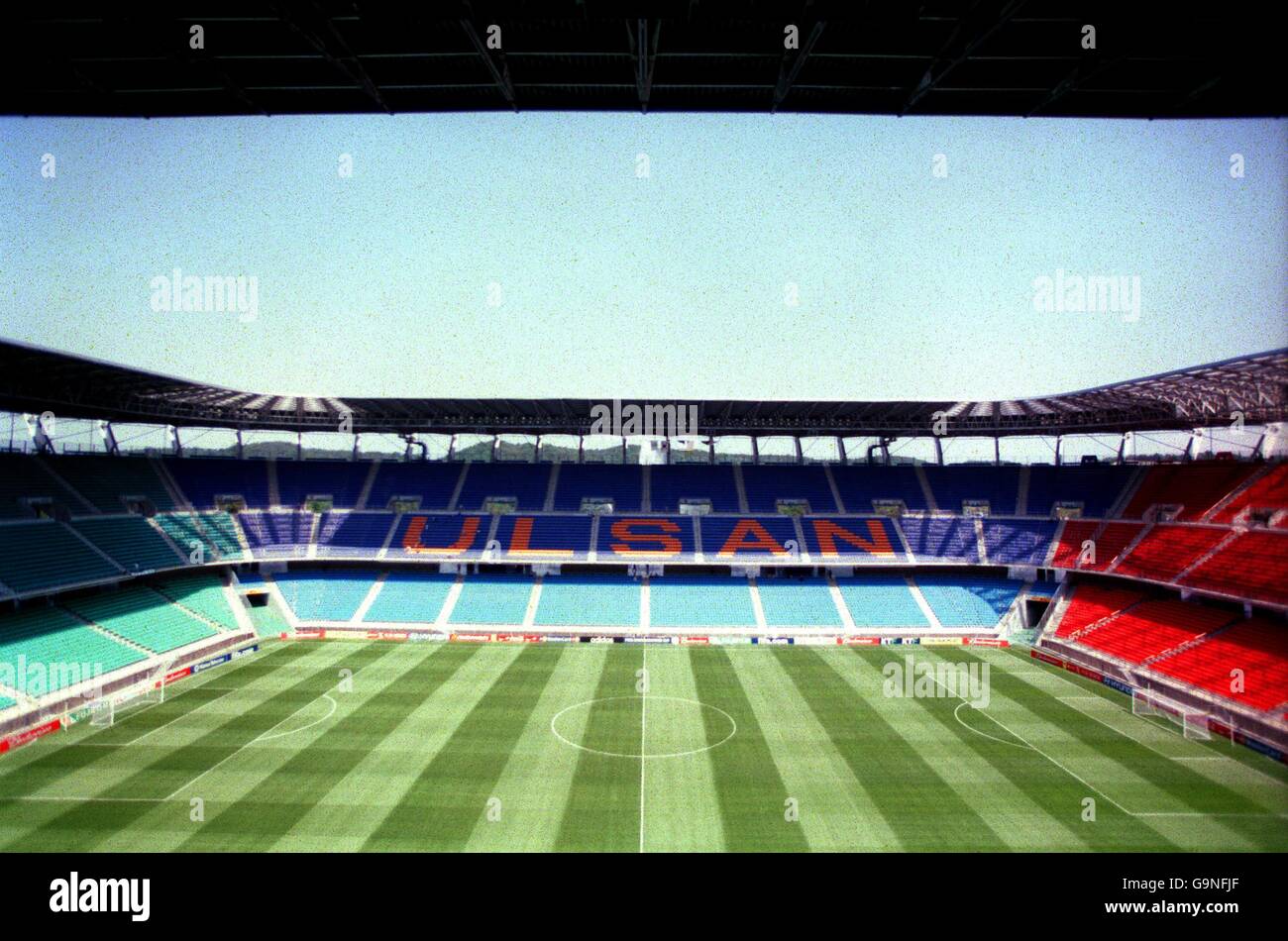 Soccer - FIFA World Cup 2002 - Korean Stadia - Ulsan Stock Photo