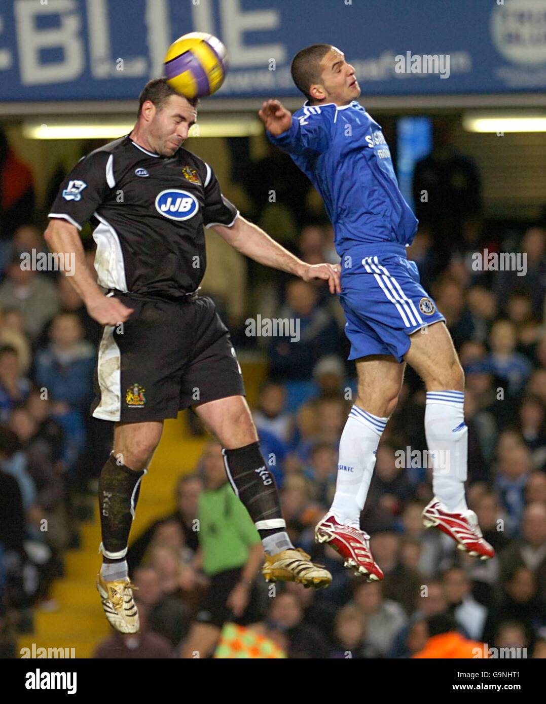 Soccer - FA Barclays Premiership - Chelsea v Wigan Athletic - Stamford Bridge Stock Photo