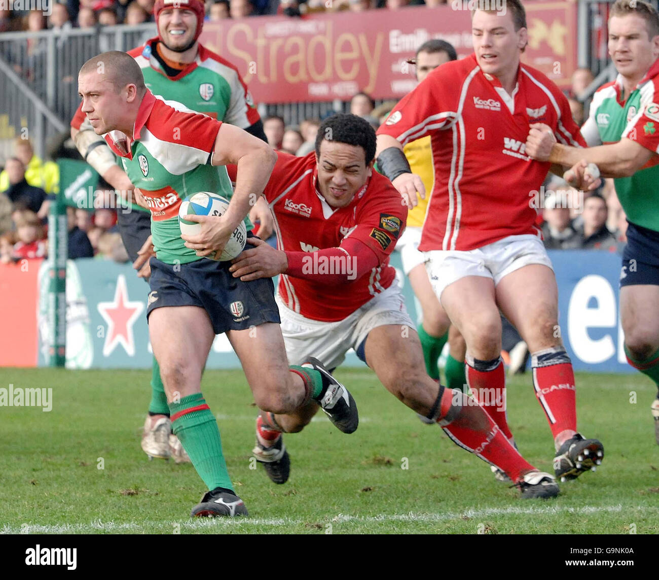 Ritchie Rees London irish v llanelli hi-res stock photography and images - Alamy