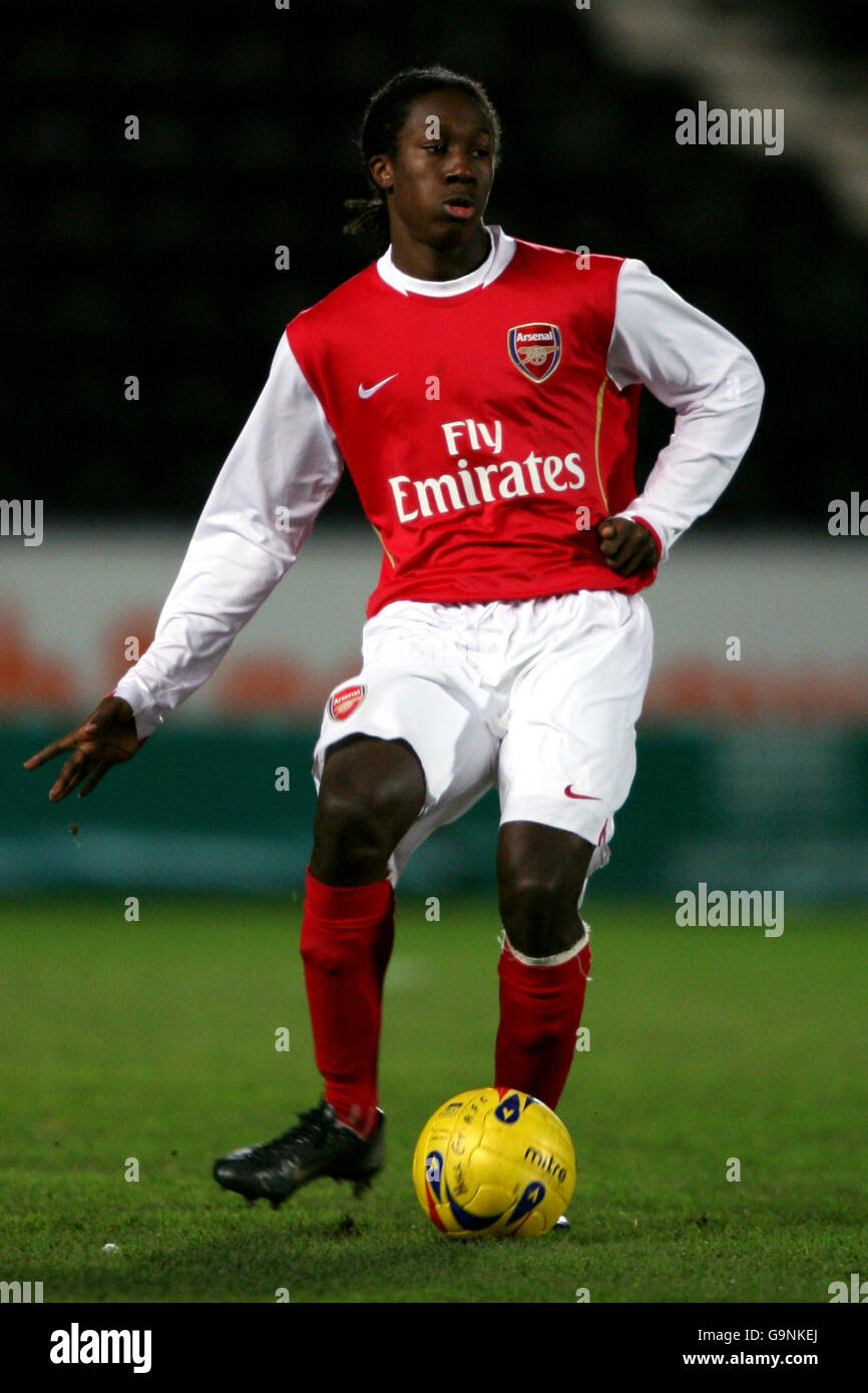 Soccer - FA Youth Cup - Fourth Round - Hull City v Arsenal - KC Stadium. Paul Rodgers, Arsenal Stock Photo