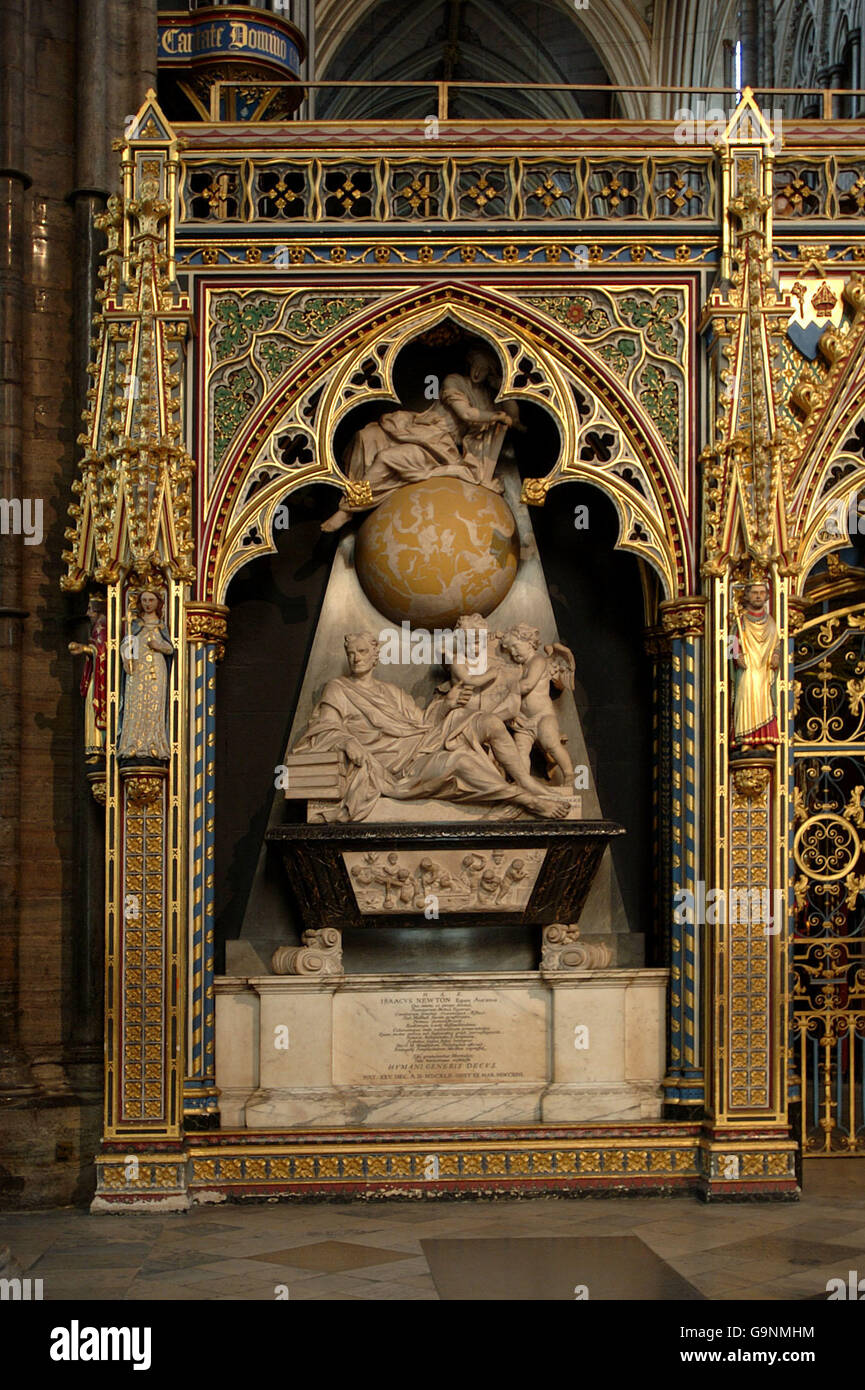 Tomb Of Isaac Newton