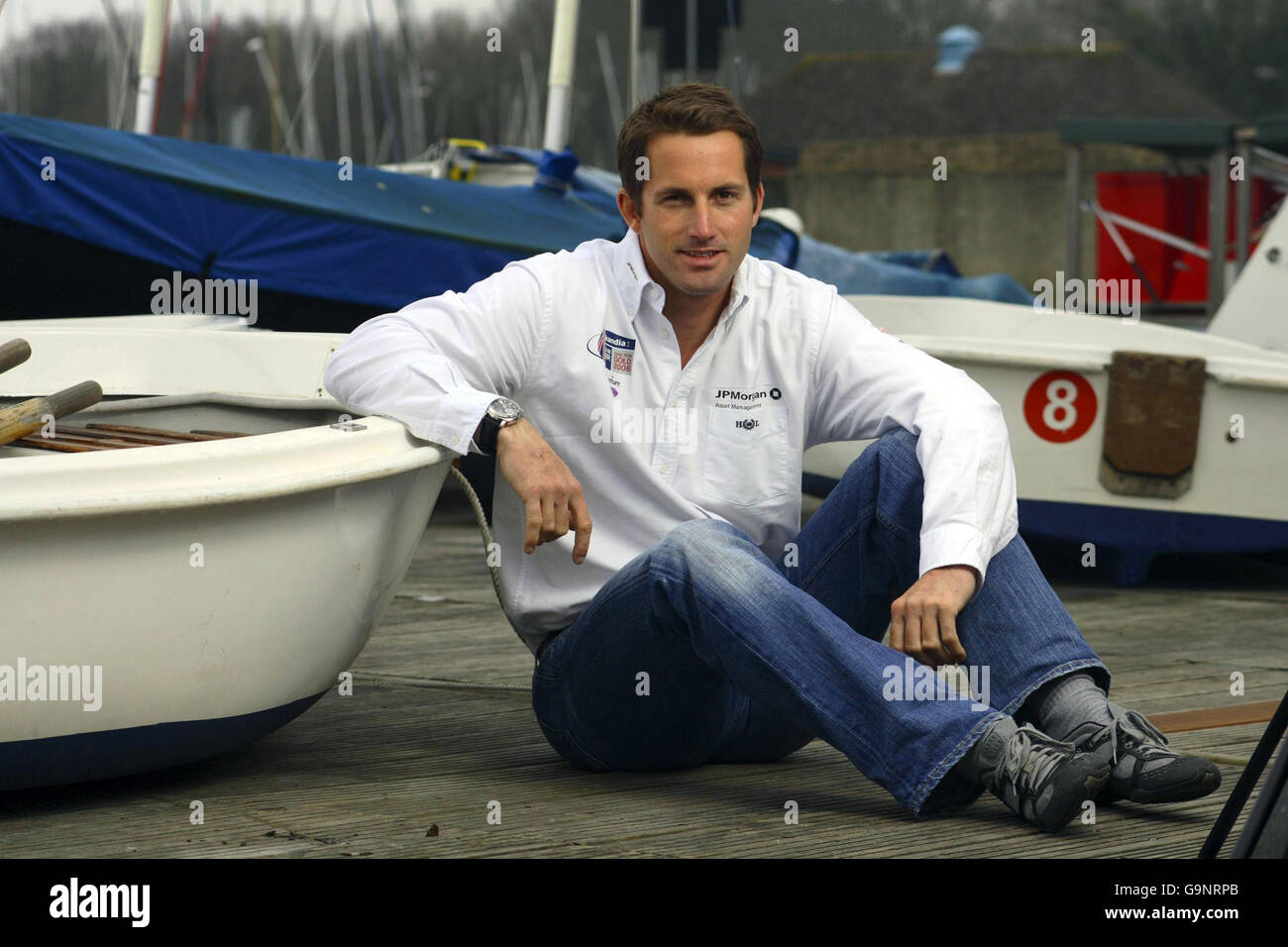 Sailing Ben Ainslie Lymington Stock Photo Alamy