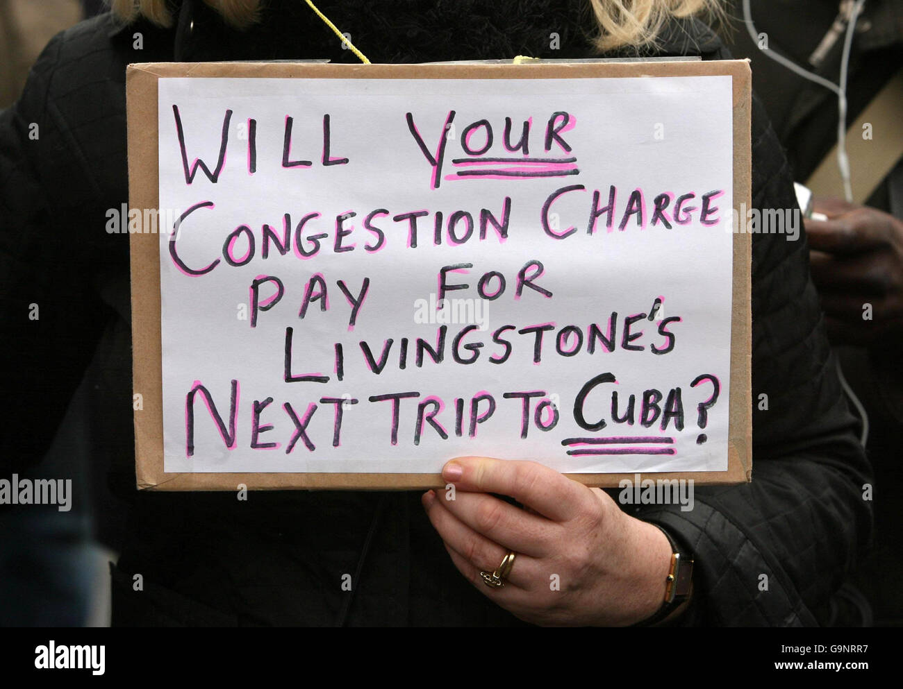 Congestion charge zone extension Stock Photo Alamy