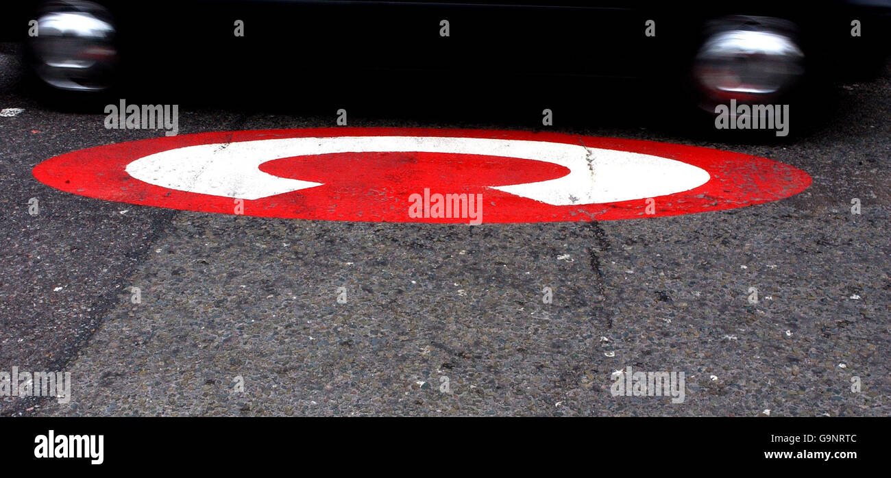 Congestion charge zone extension Stock Photo Alamy