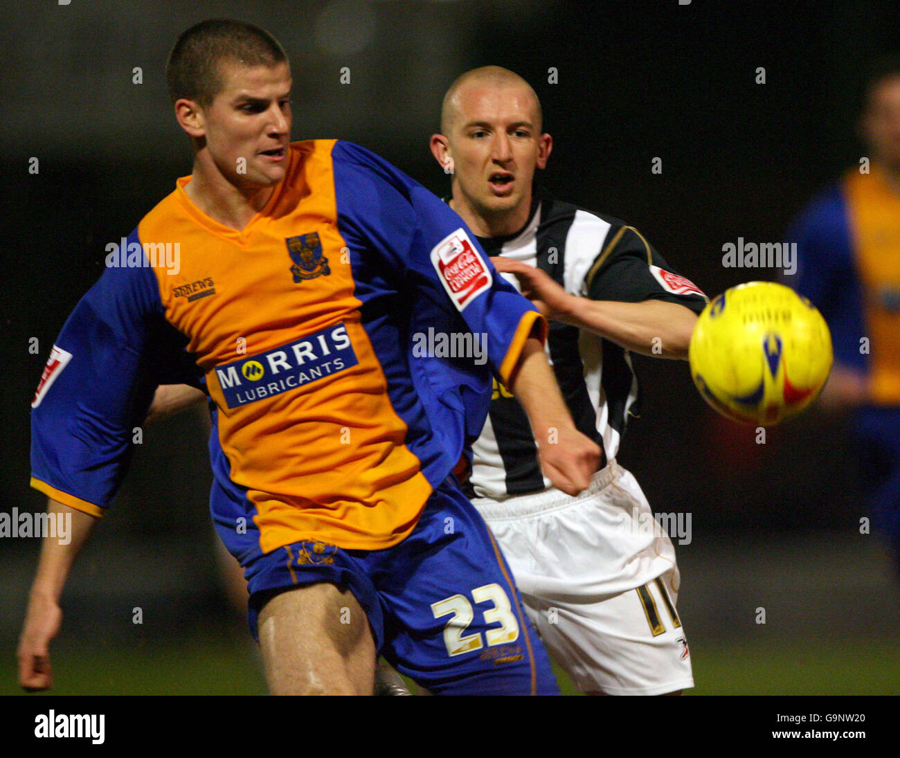 Shrewsbury towns marc tierney and notts countys andy parkinson hires