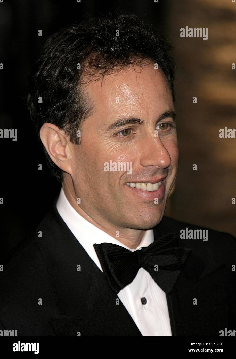Vanity Fair Party - Los Angeles. Jerry Seinfeld arrives for the annual Vanity Fair Party at Mortons Restaurant, Los Angeles. Stock Photo