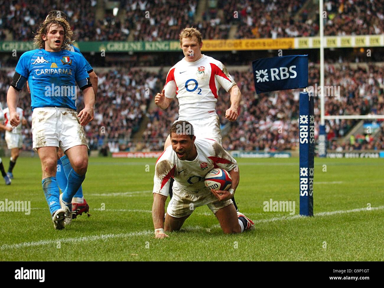 Jason robinson rugby scoring hi-res stock photography and images - Alamy