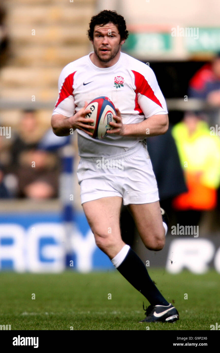 Rugby Union - RBS 6 Nations Championship 2007 - England v Italy - Twickenham. Andy Farrell, England Stock Photo