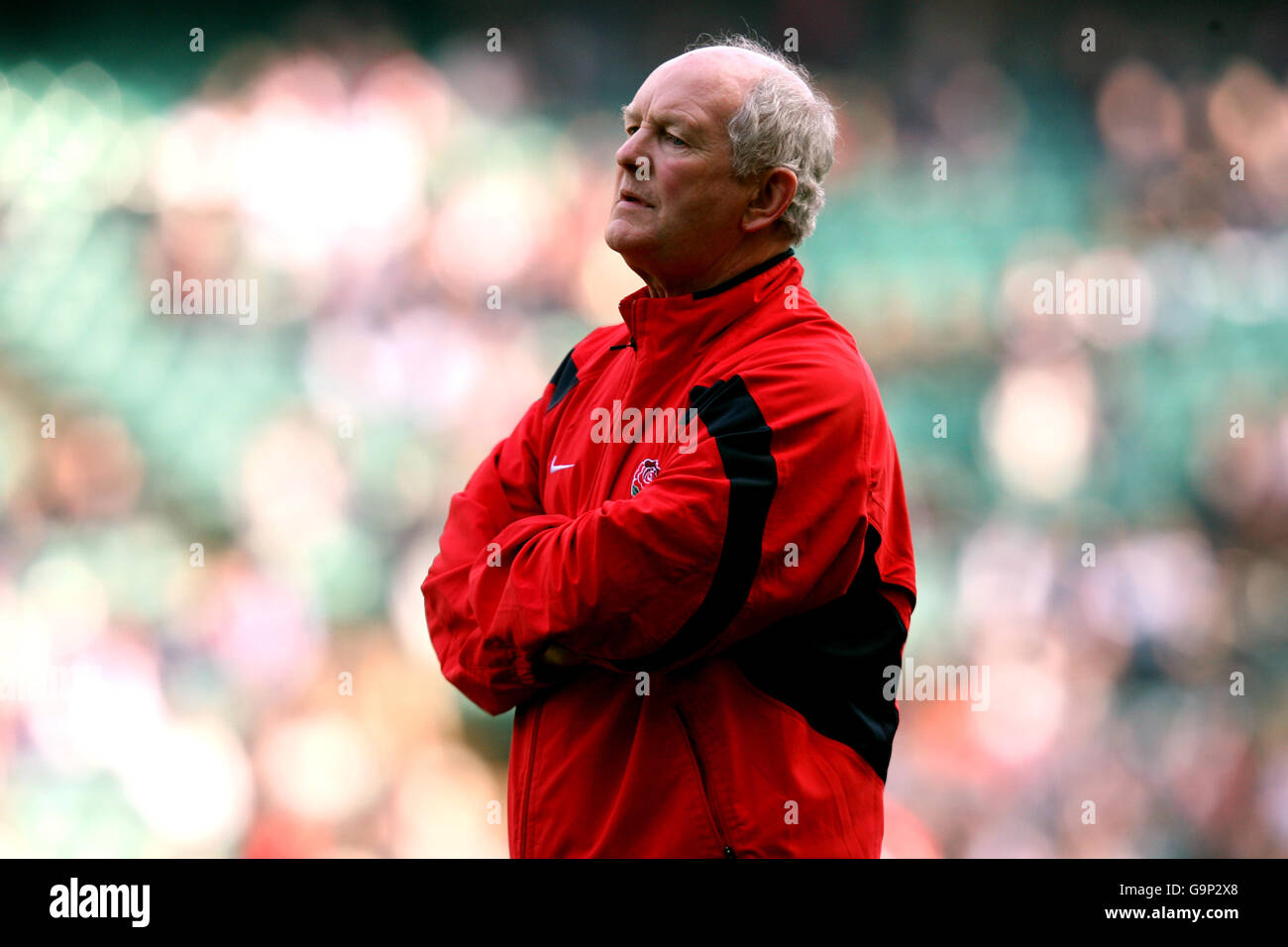 Rugby Union - RBS 6 Nations Championship 2007 - England v Italy - Twickenham. Brian Ashton, England coach Stock Photo