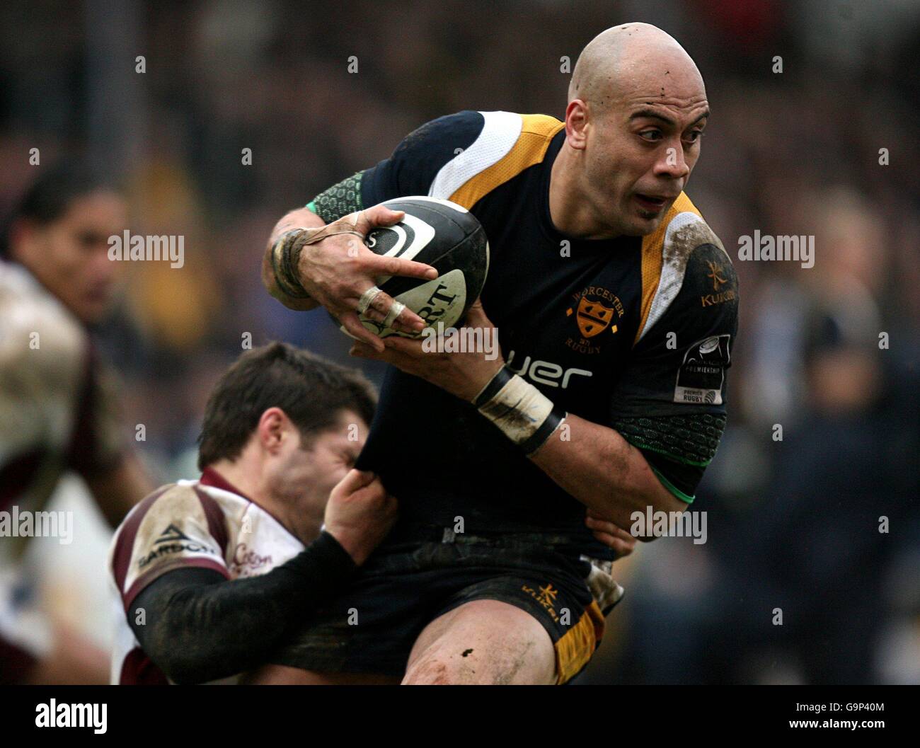 Rugby Union - Guiness Premiership - Worcester Warriors v Leicester Tigers - Sixways Stadium Stock Photo