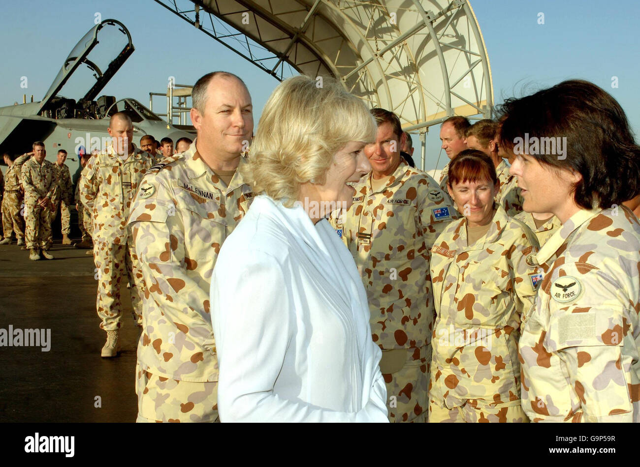 Charles and Camilla tour of the middle east Stock Photo