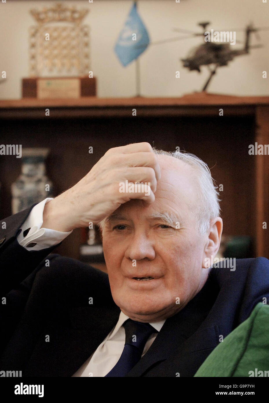 Liberal Democrat leader Menzies Campbell during an interview with The