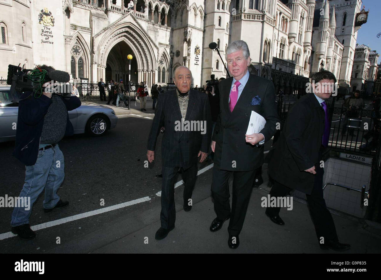 Harrods Boss Mohamed Al Fayed centre And Michael Cole second Right Harrods Boss Mohamed Al Fayed centre And Michael Cole second Right