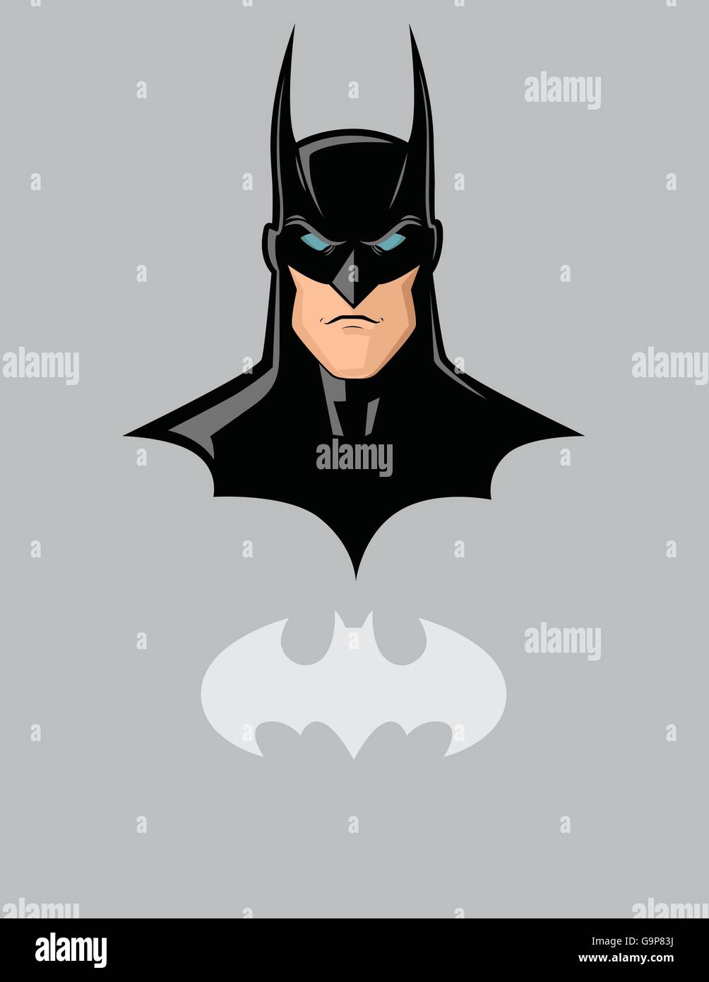 batman, man, super character, comic character, marvel, marvel comics, adventure, movie, carton character, tattoo, avatar Stock Vector