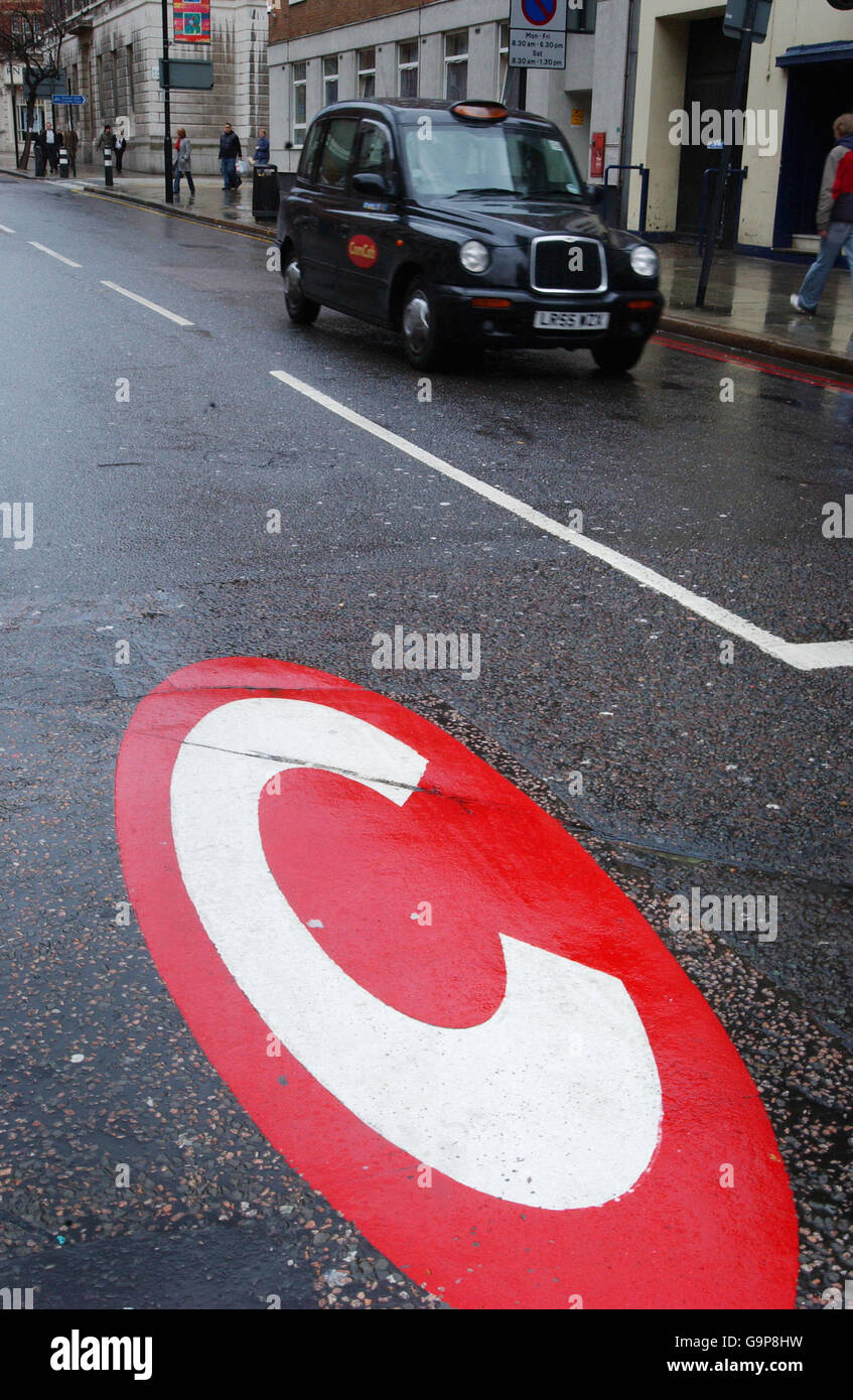 Transport Road Congestion Charging London Stock Photo Alamy