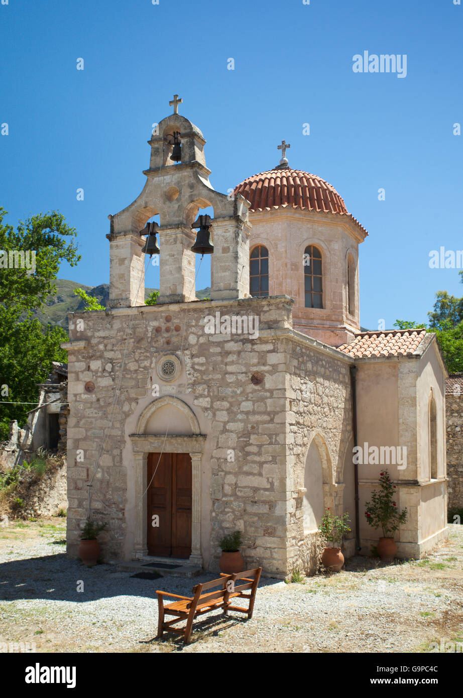 Rethymno crete monastery hi-res stock photography and images - Alamy