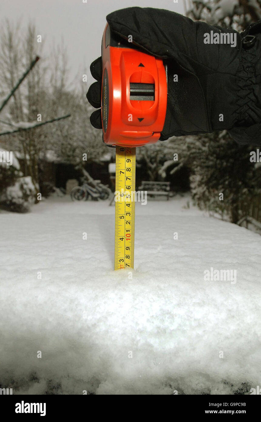 Snowfall records hi-res stock photography and images - Alamy