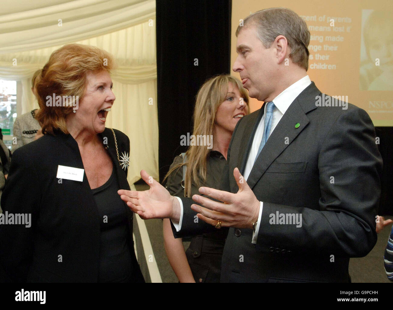 Blair at NSPCC event. 250 million for it's 'Full Stop' campaign. Stock Photo