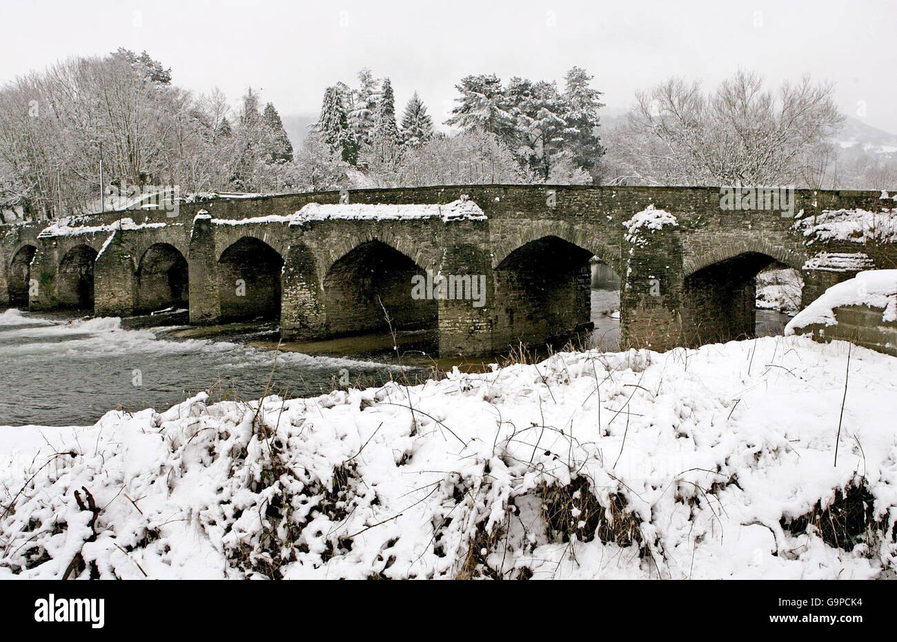 Heavy snowfall across the UK Stock Photo - Alamy