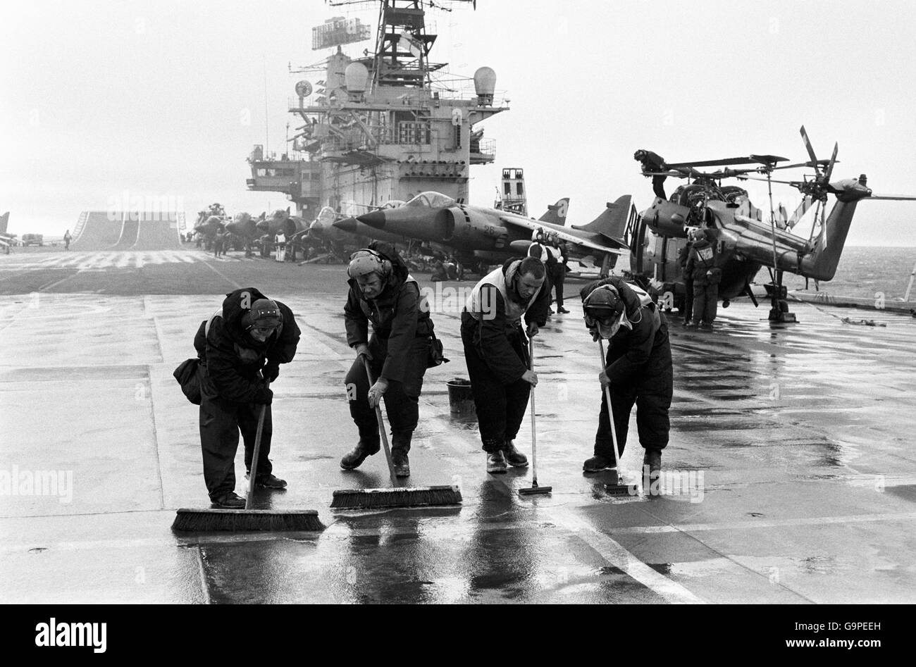 Hms Hermes Black and White Stock Photos & Images - Alamy