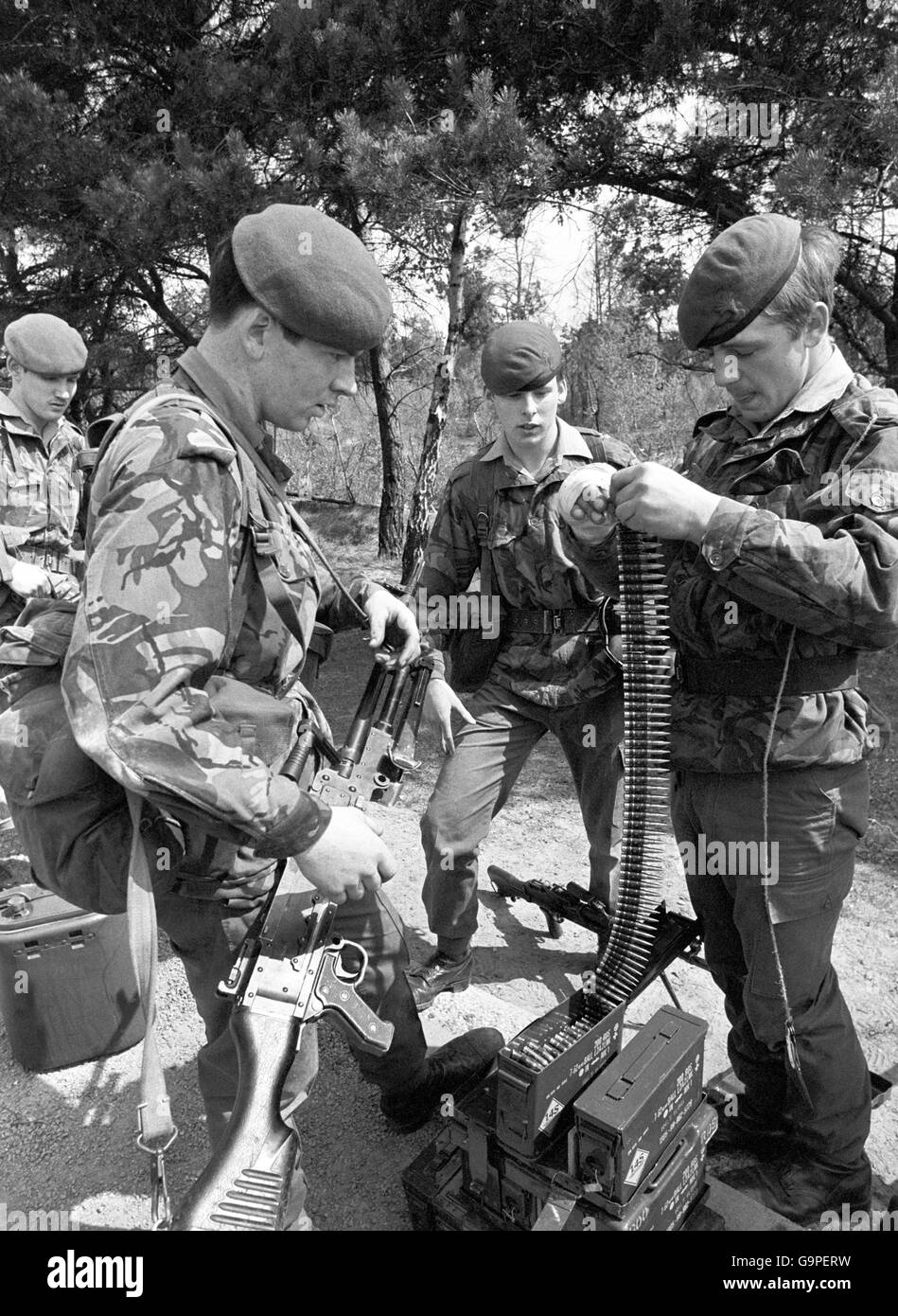 Falklands War - Preparation Stock Photo