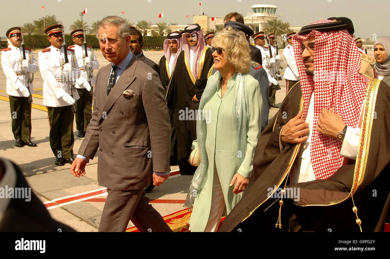 Charles and Camilla tour of the middle east Stock Photo